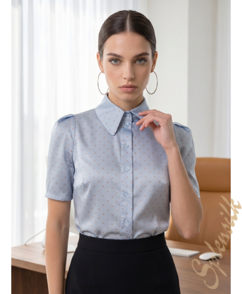 Рубашка из искусственного шелка