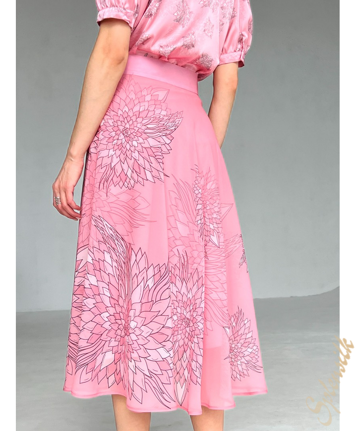 Юбка из шифона