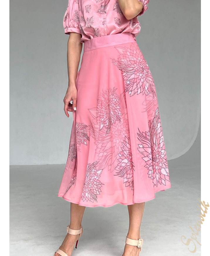 Юбка из шифона