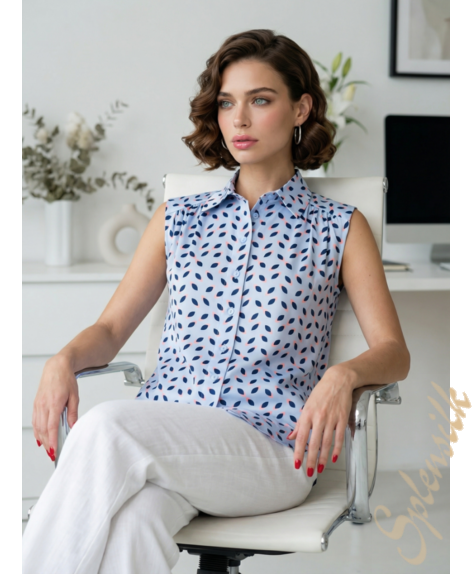 Блузка из искусственного шелка