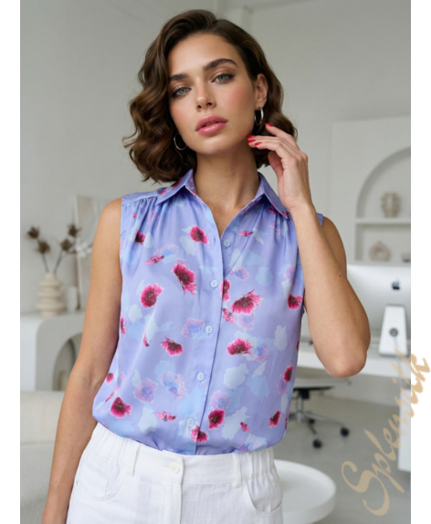 Блузка из искусственного шелка