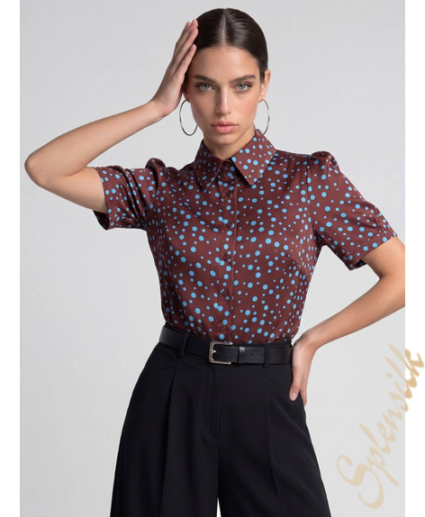 Рубашка из искусственного шелка