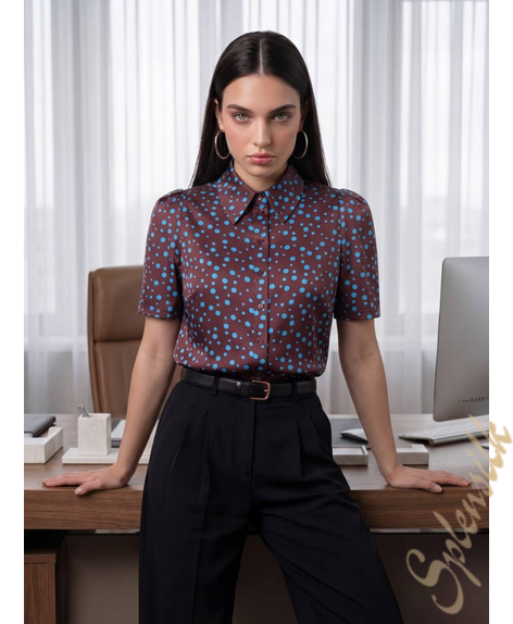 Рубашка из искусственного шелка