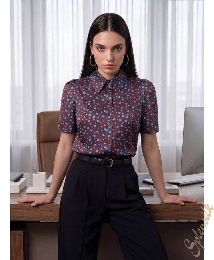 ПРЕДЗАКАЗ - Рубашка из искусственного шелка